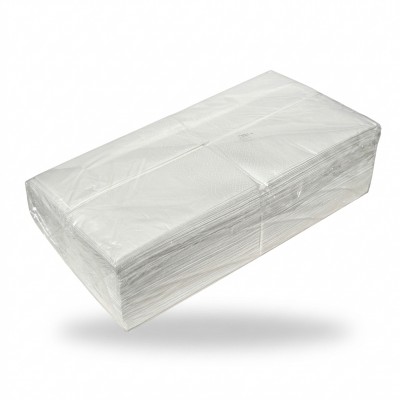 Servetele de masa albe impaturite 2 straturi din celuloza 33x33 cm 200 buc Adison